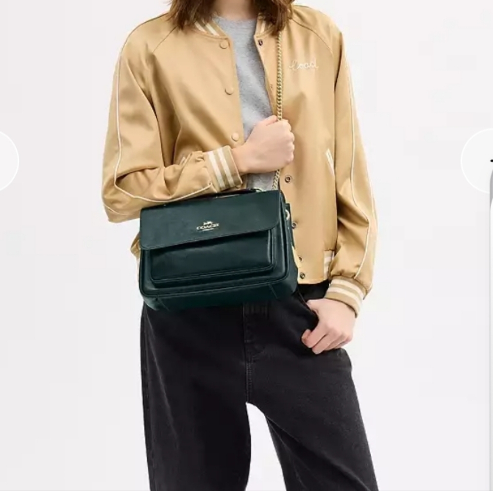 Coach Elodie Crossbody Bag - Dark Green